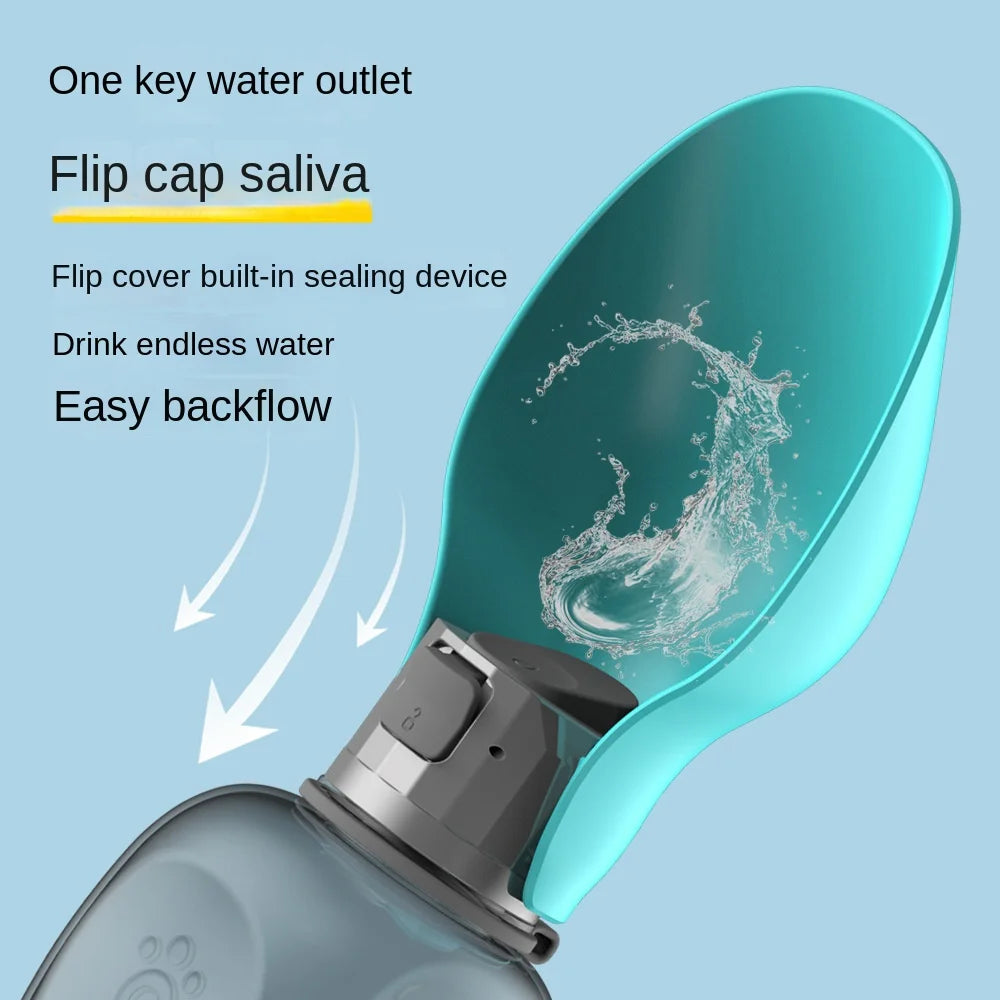 Dog Walking Folding Drinking Water Bottle