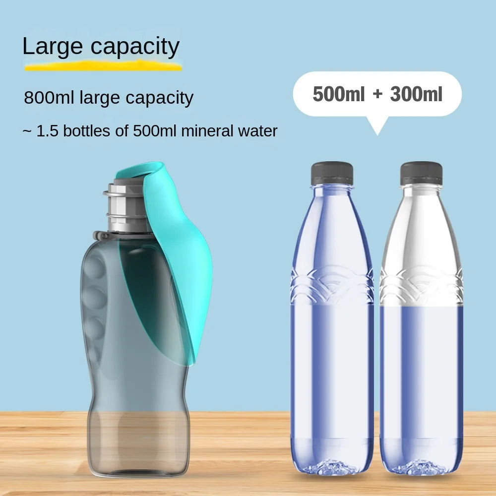 Dog Walking Folding Drinking Water Bottle