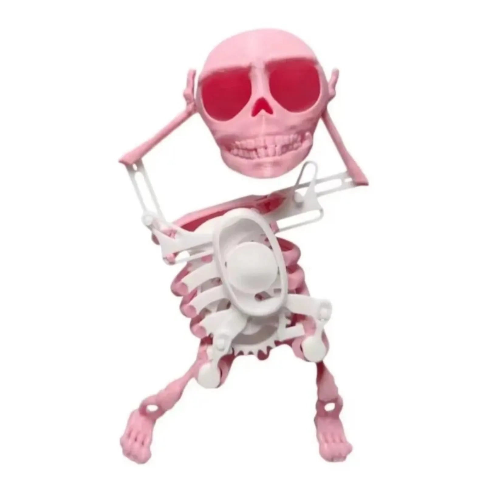 3D Dancing Skull Ornament Dancing Character for Desk and Car.